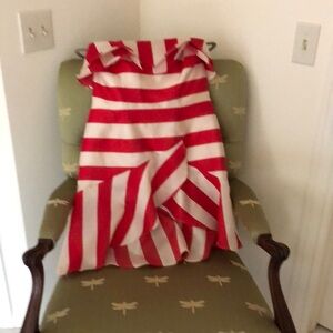 KEEPSAKE the Label Red and Cream Striped dress size medium in perfect condition!